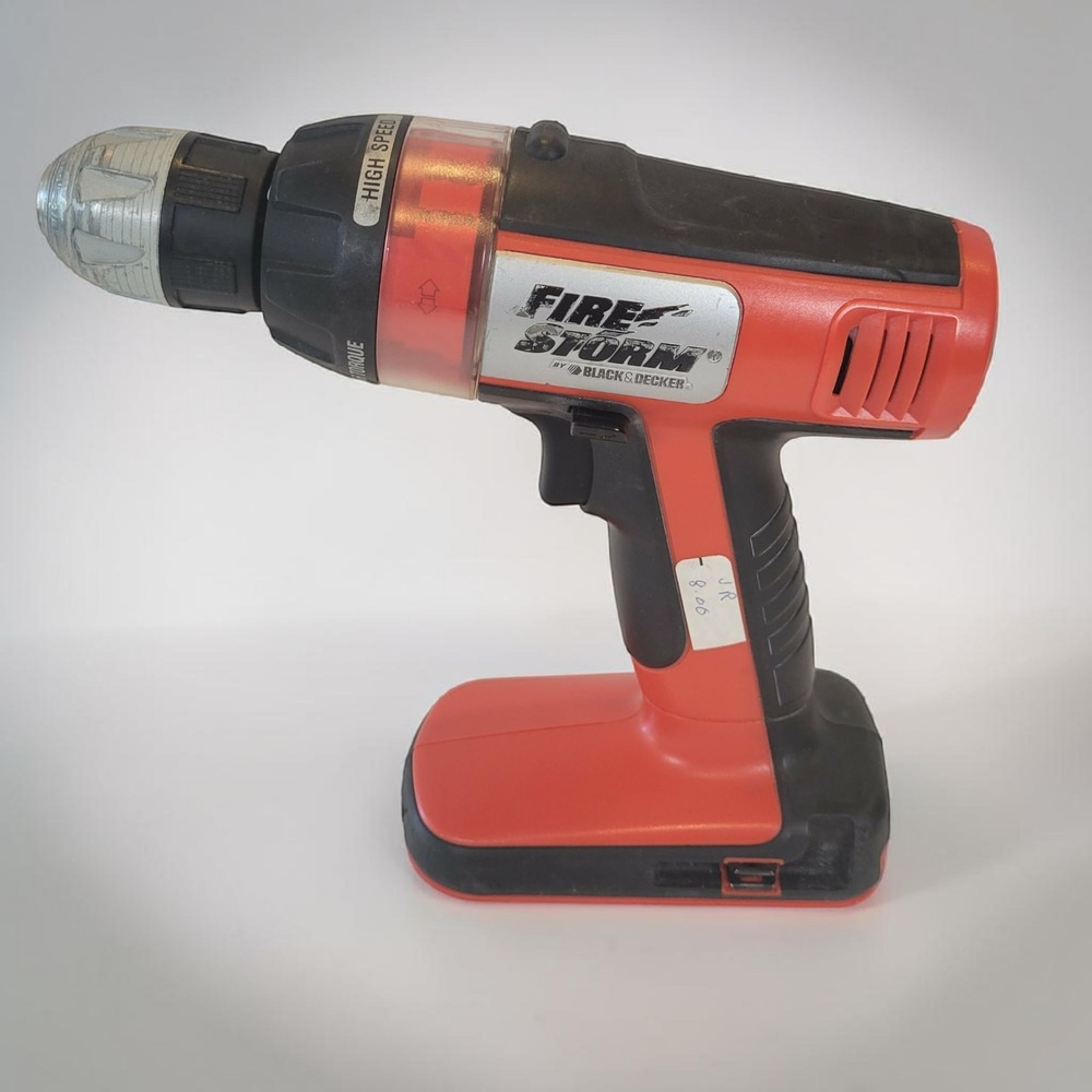 Black & Decker FireStorm FS18PS 18V Cordless Drill Driver Keyless Chuck TESTED